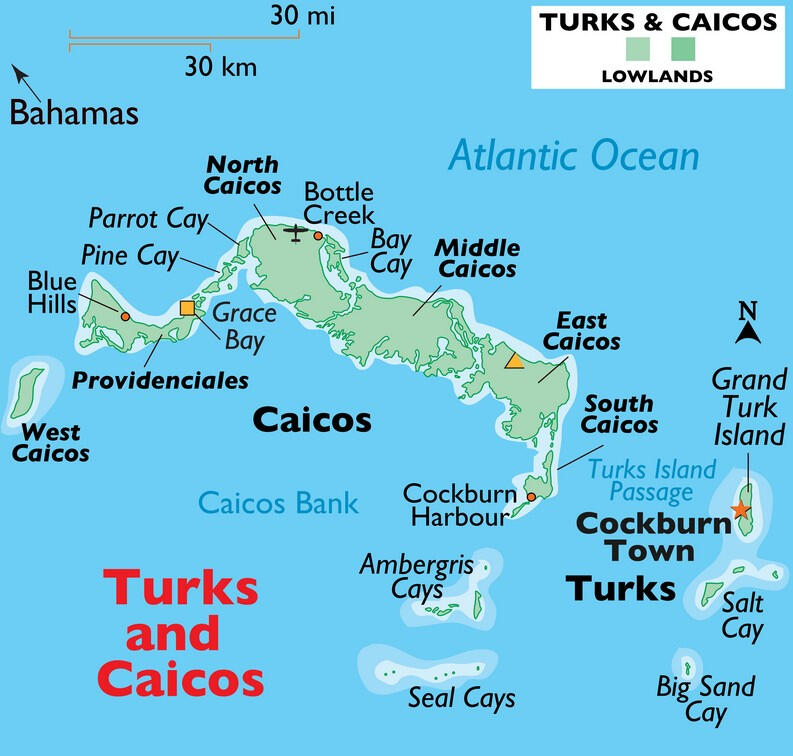 Turks and Caicos WorldAtlas.com